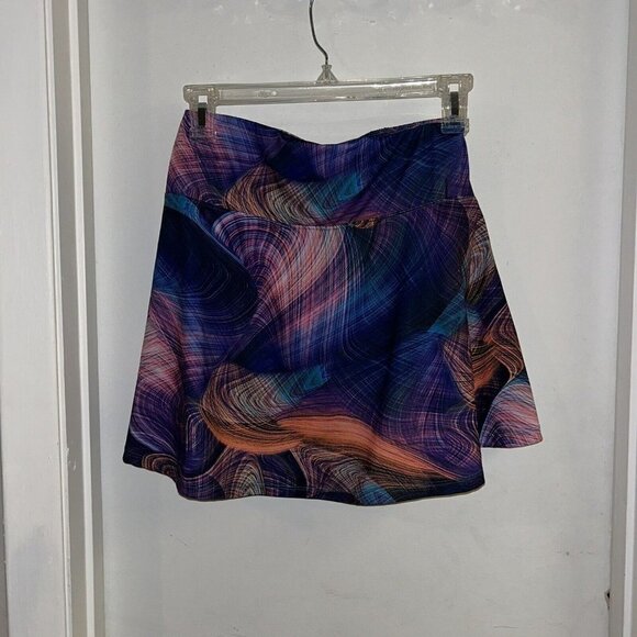 Slazenger Flounce 15'' Athletic Digi Multi Color Marble Golf Skort Size XS - Picture 4 of 10